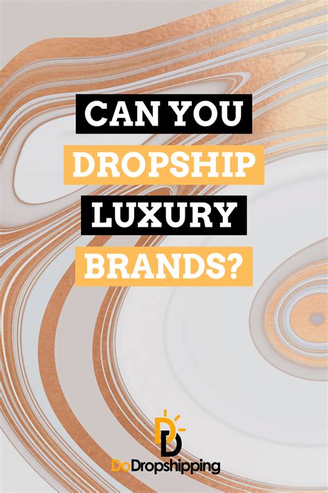 how to dropship luxury items.